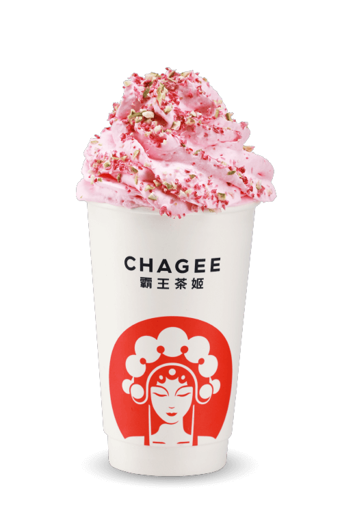 White peach oolong snowy frappe